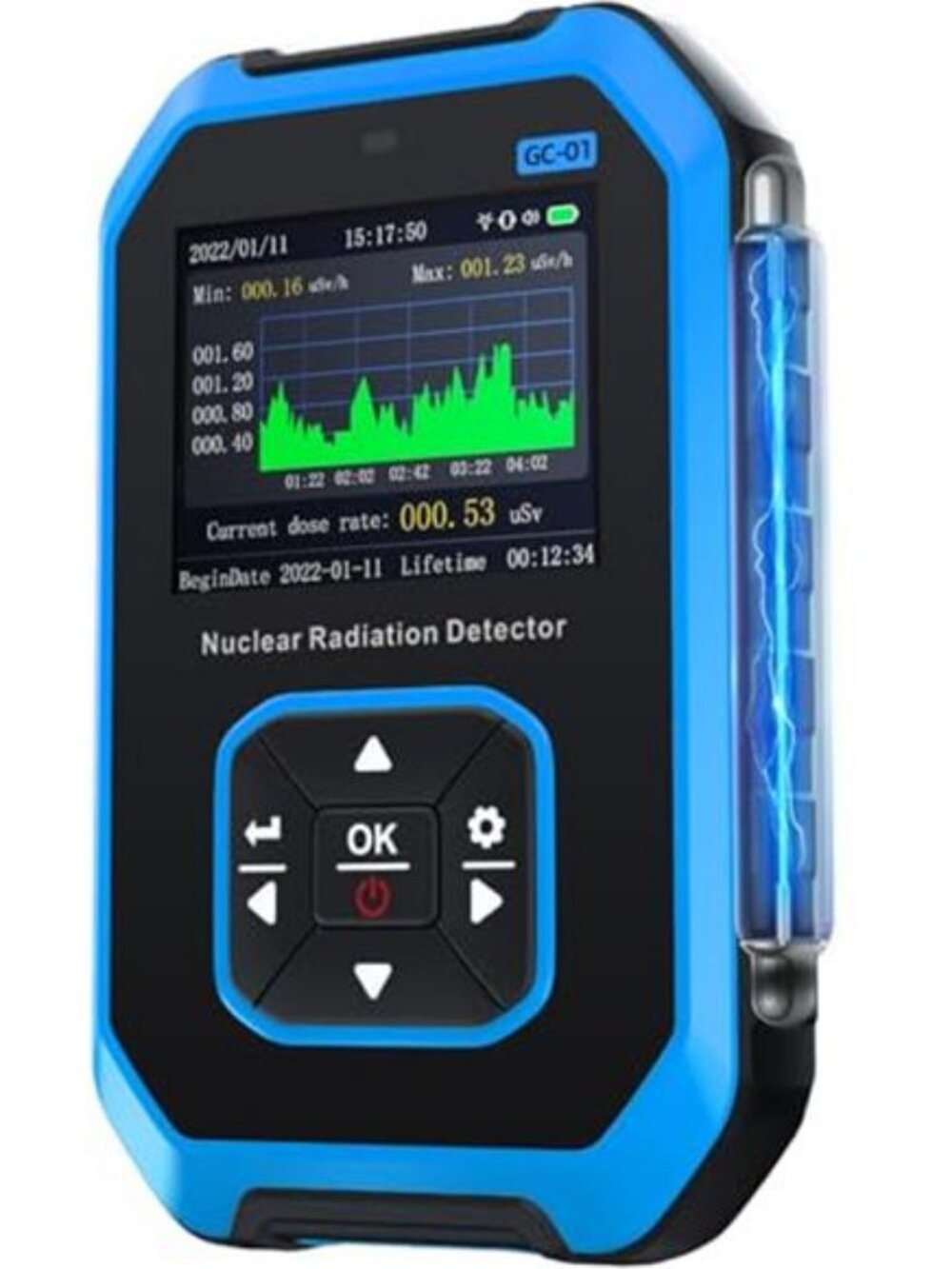 GC-01 Geiger Counter Nuclear Radiation Detector Radiation Dosimeter